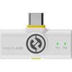 میکروفون یقه ای هالی لند سفید Hollyland LARK M2 for iPhone (2.4 GHz, Ivory White) - Image 10