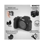کاور دوربين ژله‌اي مشکي Canon Eos R5 cover - Image 3