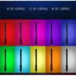 نور باتومی 20 وات RGB - Image 3