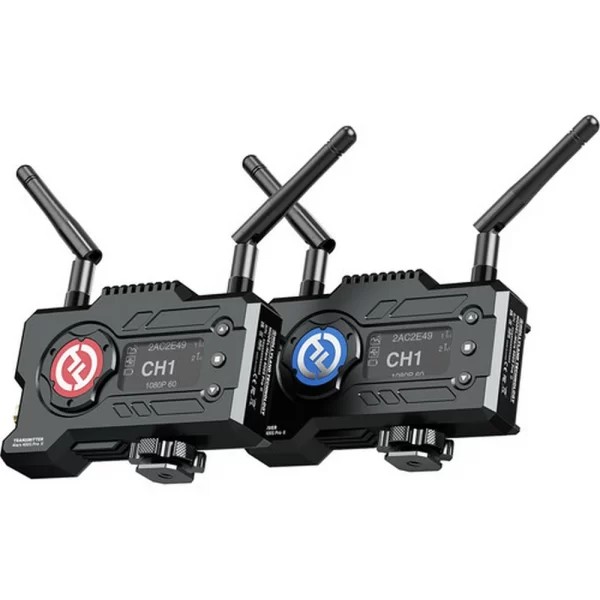 نمایی از فرستنده و گیرنده Hollyland Mars 400S PRO II – انتقال بی‌سیم تصویر HDMI/SDI