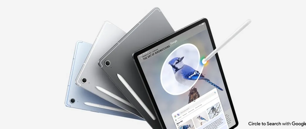 Galaxy Tab S10 FE در سه رنگ متنوع با قابلیت Circle to Search با قلم 