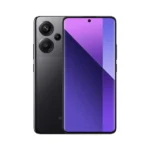نمای گوشی Redmi Note 13 Pro+ 5G در رنگ مشکی با صفحه نمایش تمام‌صفحه و طراحی شیشه‌ای