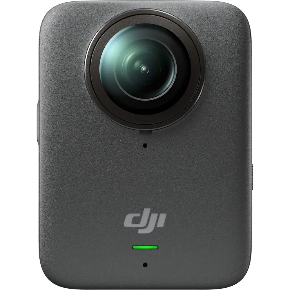 DJI Osmo 360 Front View Adventure Combo نمای جلوی دوربین ورزشی DJI Osmo 360 پک Adventure Comboخاکستری