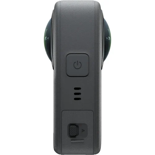 نمای جانبی دوربین ورزشی DJI Osmo 360پک Adventure Combo خاکستری