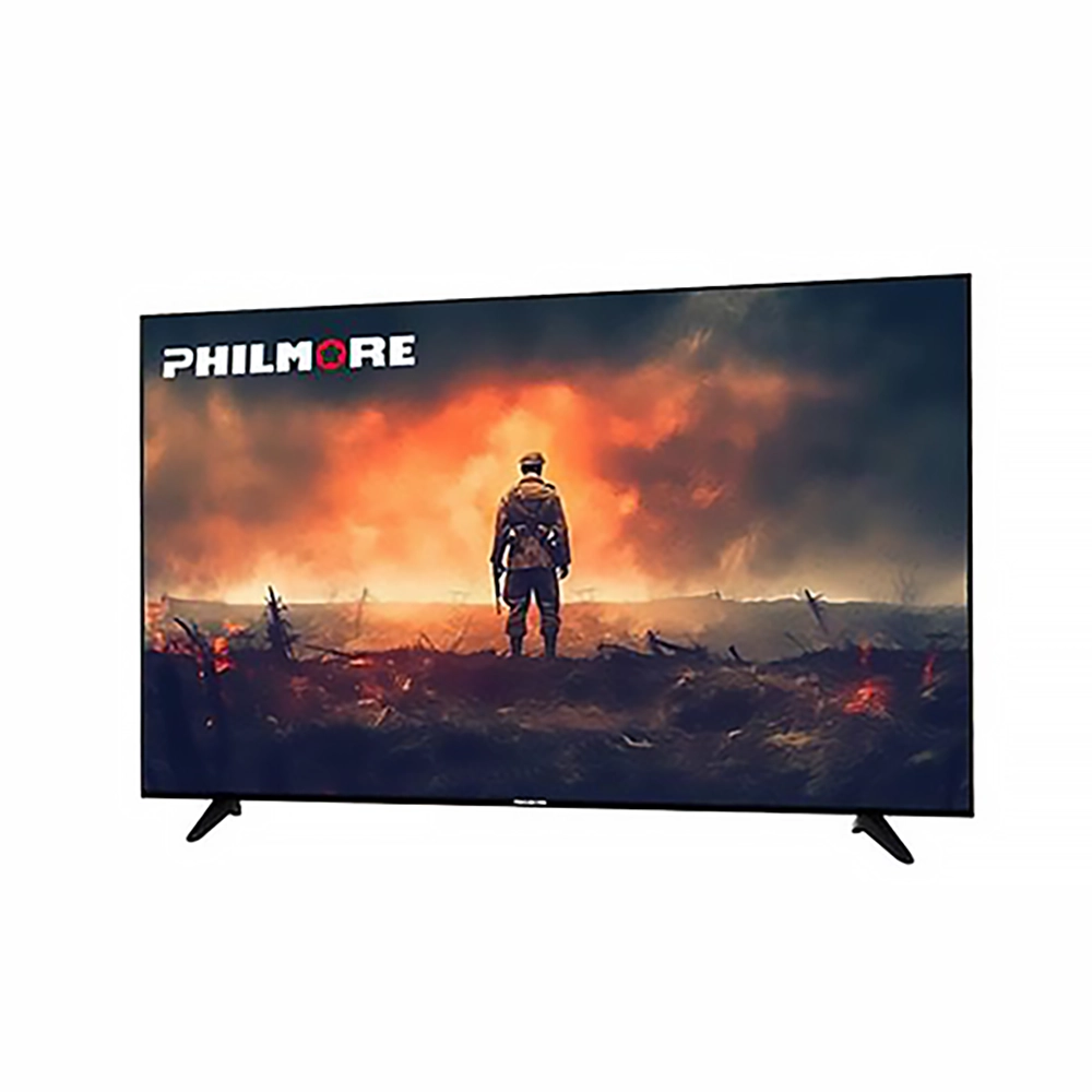 philmore-65-inch-qled-4k-tv-side-perspective تلویزیون هوشمند 65 اینچ فیلمور Philmore مدل QLED 4K - Image 1